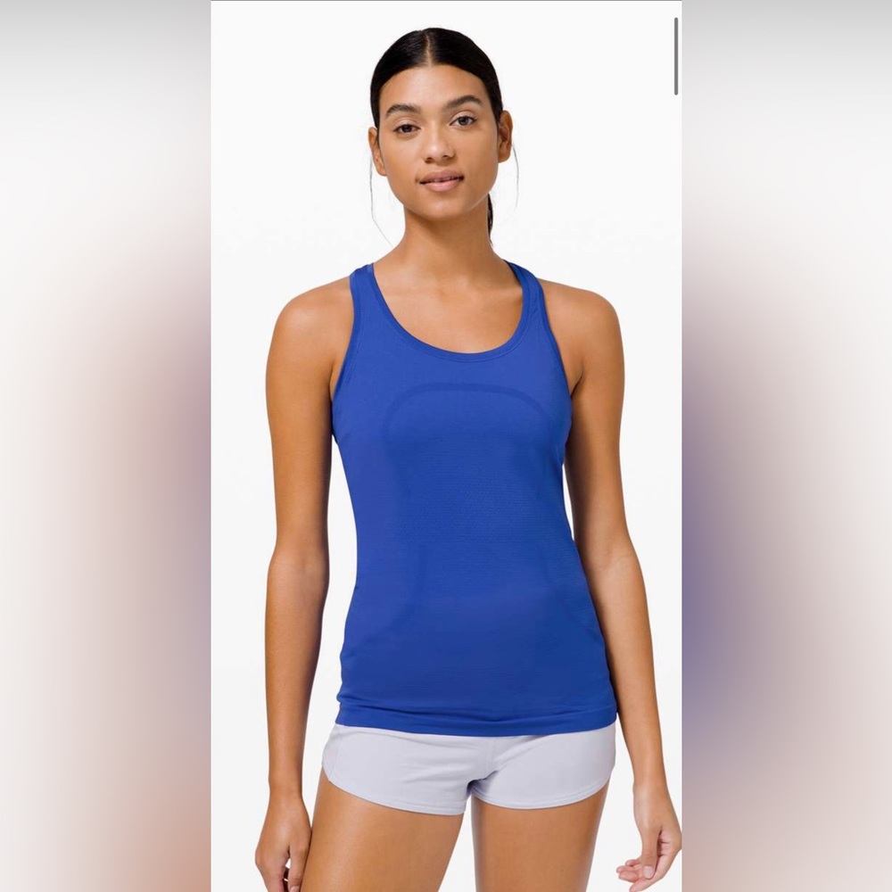 Lululemon Swiftly Tech Racerback 2.0 in Harbor Blue